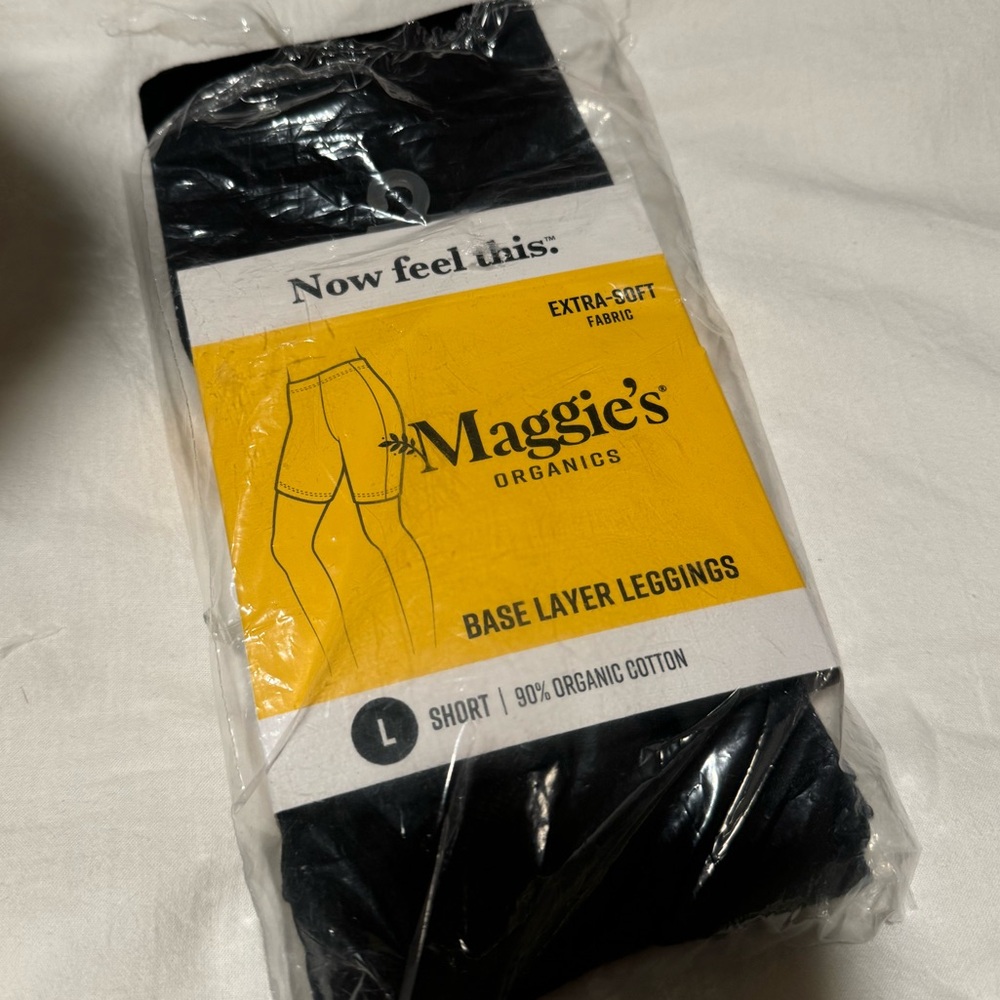 Organic black bike shorts